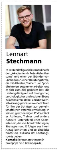 Lennart Stechmann in BiG - Basketball in Deutschland